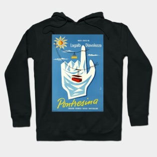 Pontresina, Lagalp Diavolezza, Engadin,Schweiz,Ski Poster Hoodie